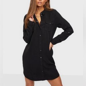 Free People Denim shirt dress
